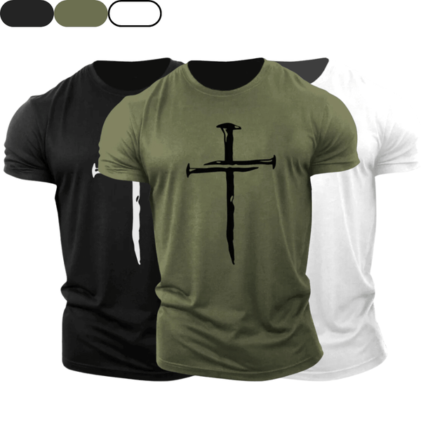 3 Pack Men's Cross Cotton Tees