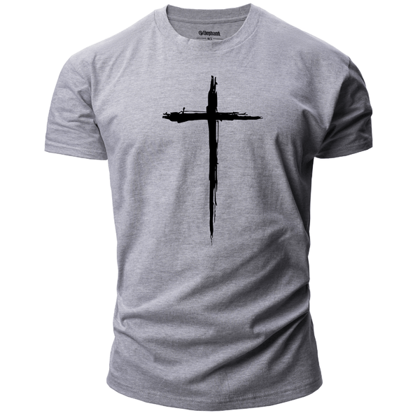 Men's Christian Cross Graphic T-Shirt