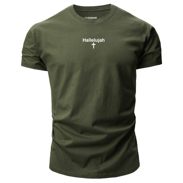 Men's Hallelujah Cross Short Sleeve T-shirt