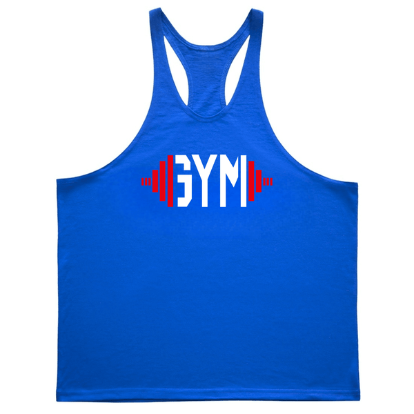 GYM and Dumbbell Graphic Bodybuilding Tank Tops