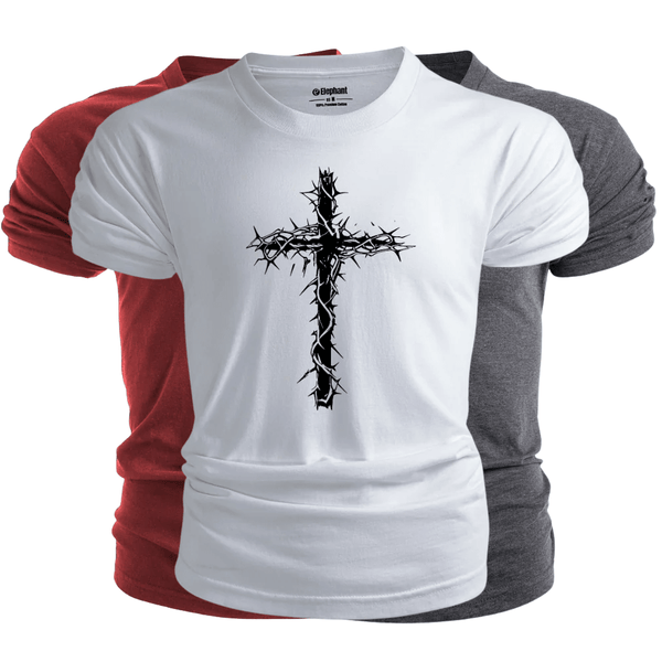 3 Pack Men's Cross T-Shirt