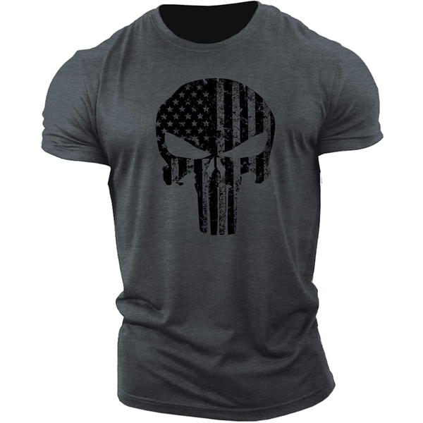 Men's Skull Fitness T-Shirt