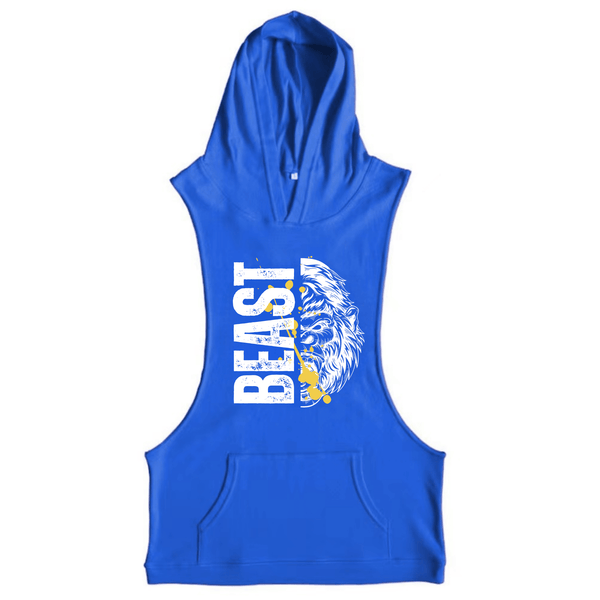 Men's BEAST Workout Hooded Tank Tops