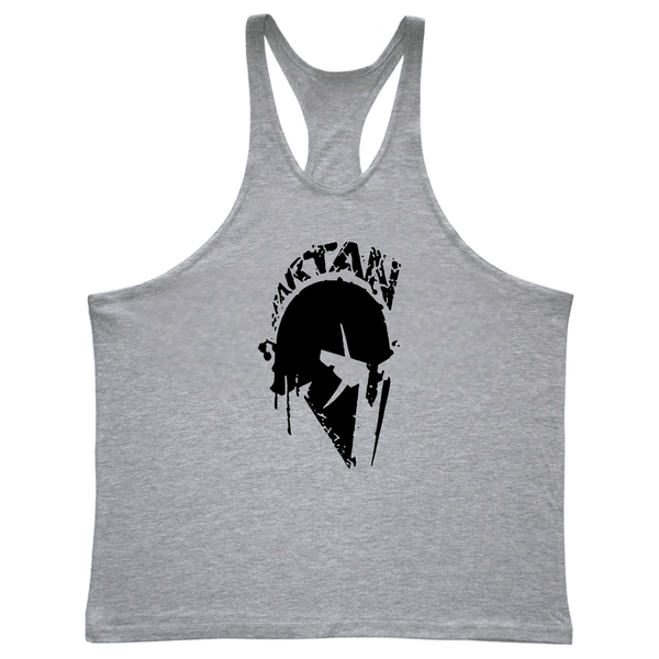 Men's Spartan Gym Y-back Stringers Tank Tops