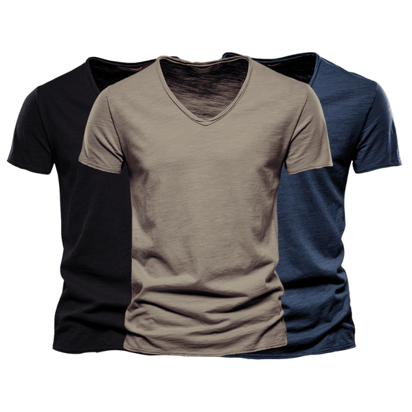 3 Pack Men's V Neck T-Shirt