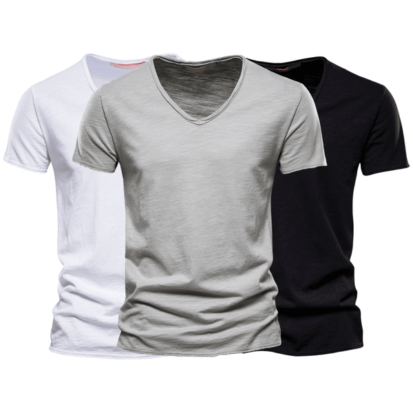 3 Pack Men's V Neck T-Shirt
