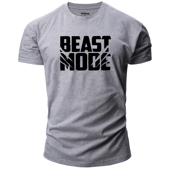 sport grey Men's BEAST MODE GYM T-shirts
