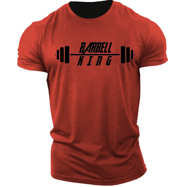 BARBELL KING Workout Cotton Tees