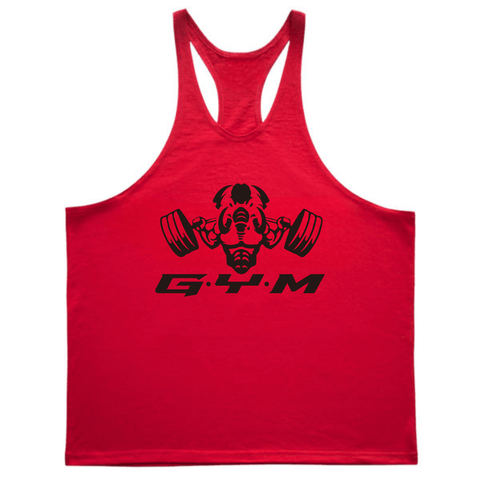 red ElephantJay GYM Stringer Tank Tops