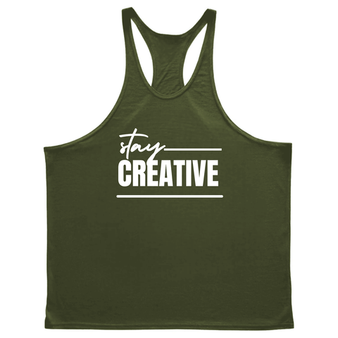 Men's Stay Creative Stringer Tank Tops