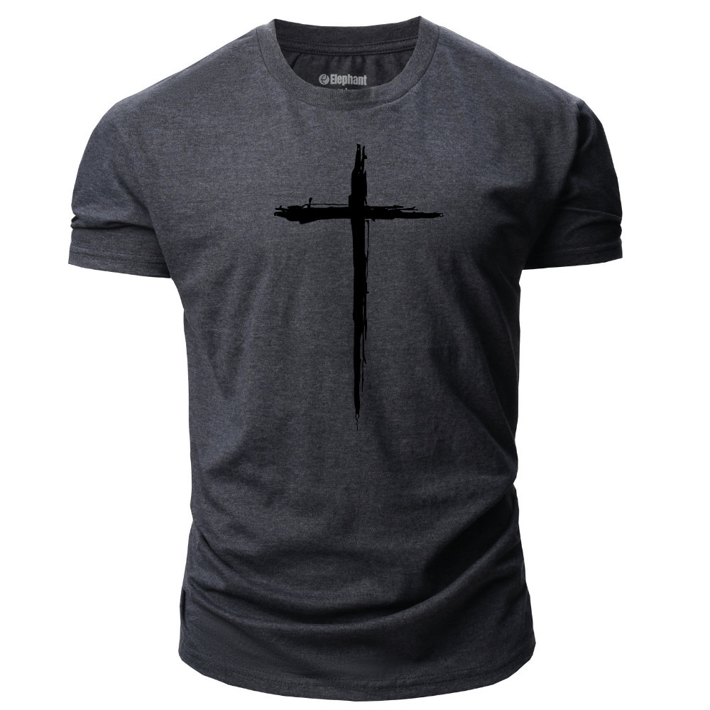 Men's Christian Cross Graphic T-Shirt