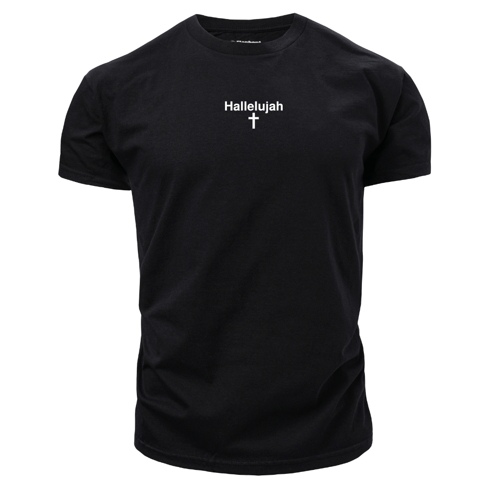 Men's Hallelujah Cross Short Sleeve T-shirt