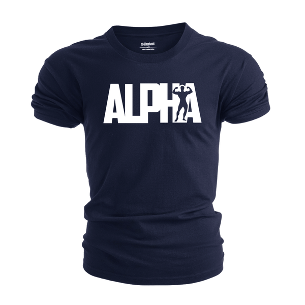 Breathable Letter Alpha T-Shirt