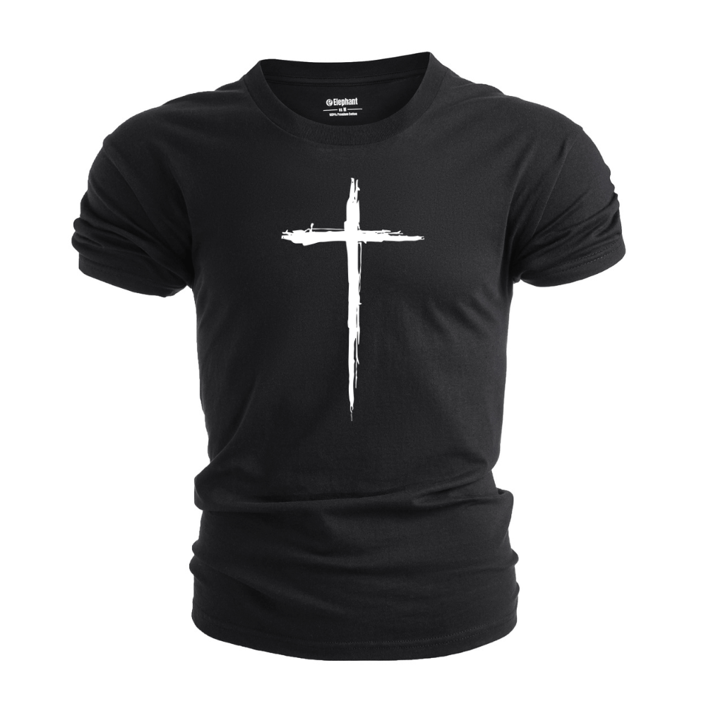 Men's Christian Cross Graphic T-Shirt