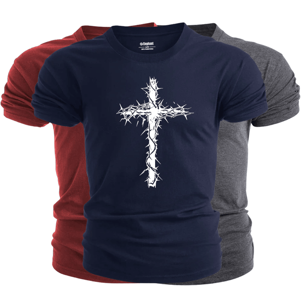 3 Pack Men's Cross T-Shirt