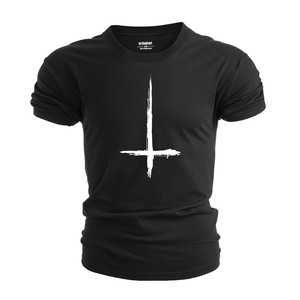 Men's Christian Cross Upside Down T-Shirt