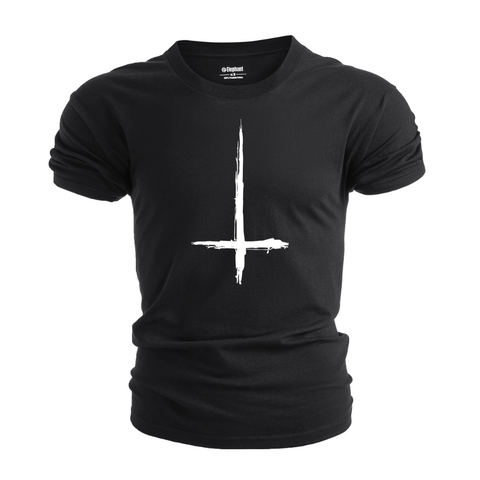 Men's Christian Cross Upside Down T-Shirt