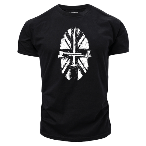 black Men's Spartan Graphic T-Shirt