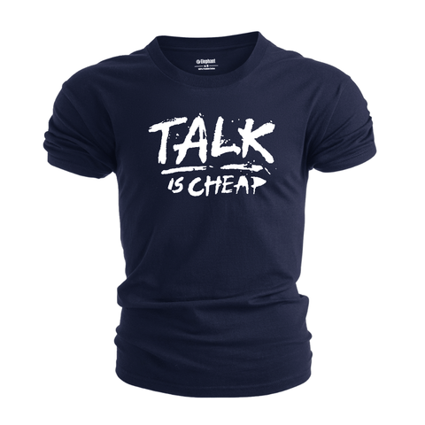 Men's TALK IS CHEAP Short Sleeve T-shirt