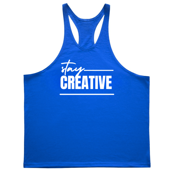 Men's Stay Creative Stringer Tank Tops