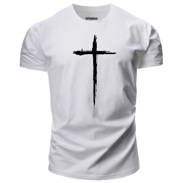 Men's Christian Cross Graphic T-Shirt