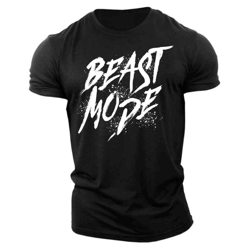 black Men's BEAST MODE Graphic Tees