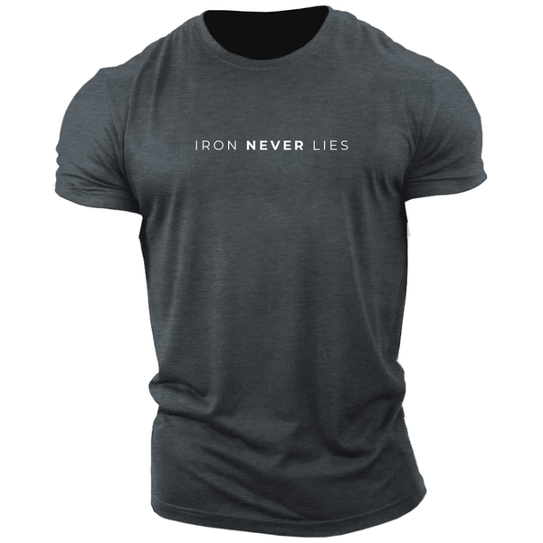Men's IRON NEVER LIES T-shirt