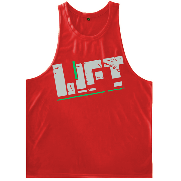 red Men's Muscle Workout Tank Tops
