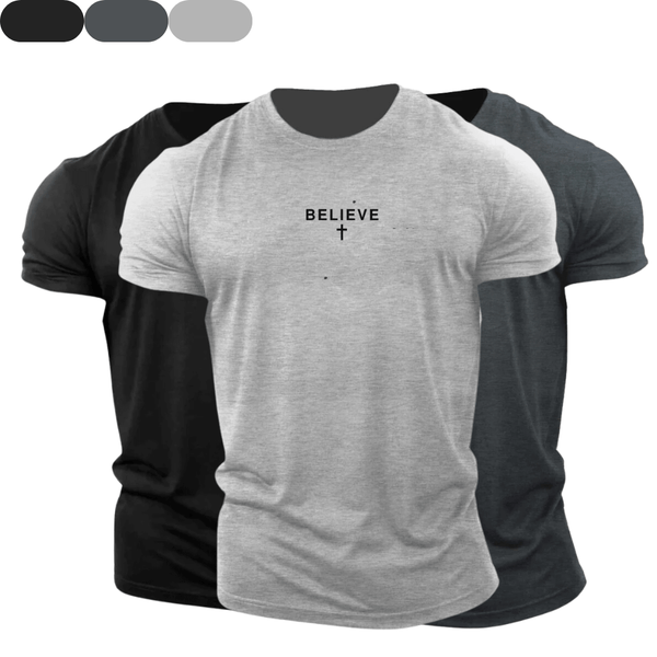 3 Pack Men's Cross Cotton Tees