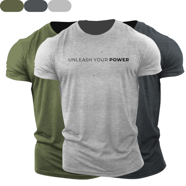 3 Pack Unleash Your Power Tees