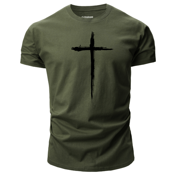 Men's Christian Cross Graphic T-Shirt