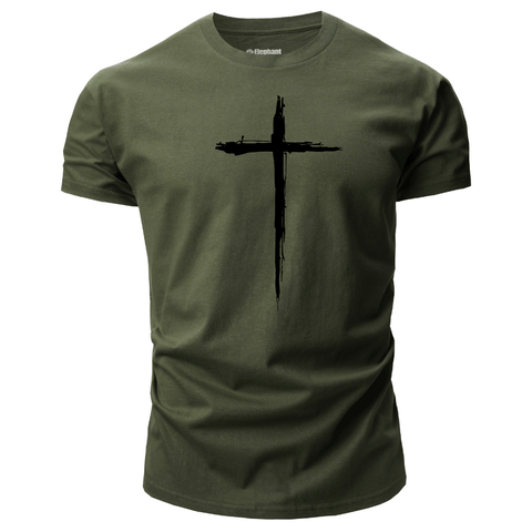 Men's Christian Cross Graphic T-Shirt