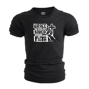 BY GRACE WE HAVE BEEN SAVED THROUGH FAITH T-shirt for Men