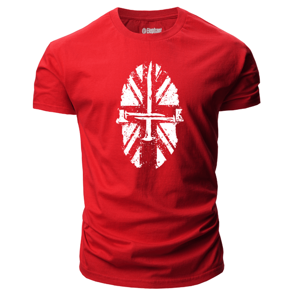 red Men's Spartan Graphic T-Shirt