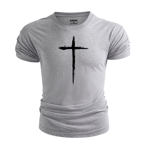 Men's Christian Cross Graphic T-Shirt