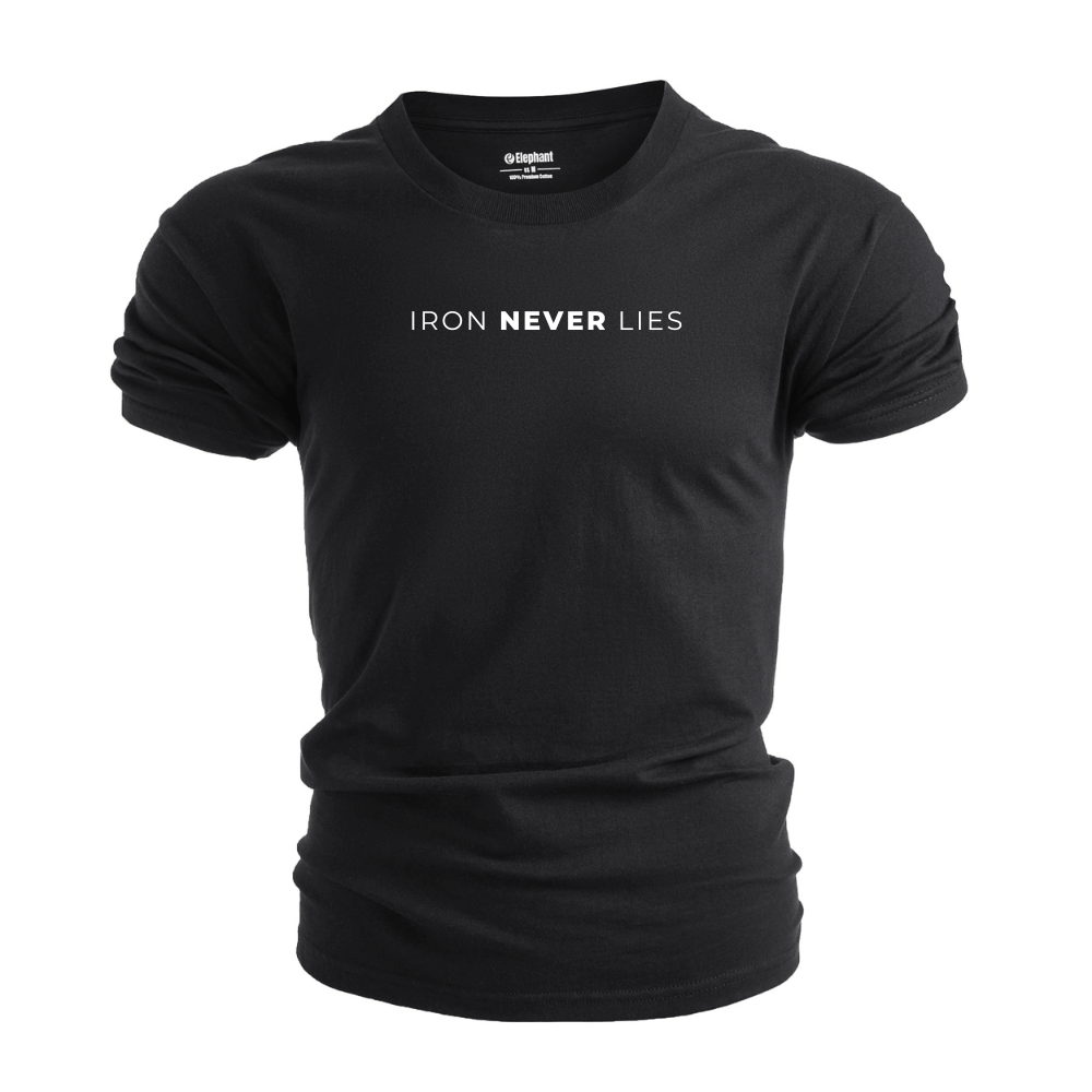 Men's IRON NEVER LIES T-shirt