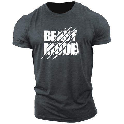 dark grey Men's BEAST MODE T-shirt