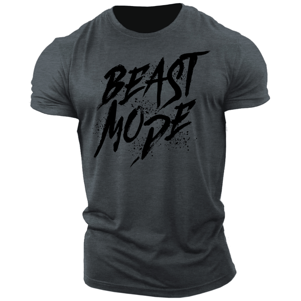 dark grey Men's BEAST MODE Graphic Tees