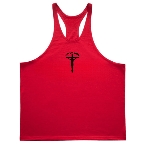 HOPE IS BORN Men's Stringer Tank Tops