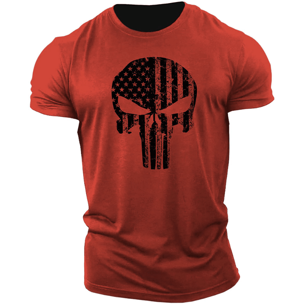Men's Skull Fitness T-Shirt