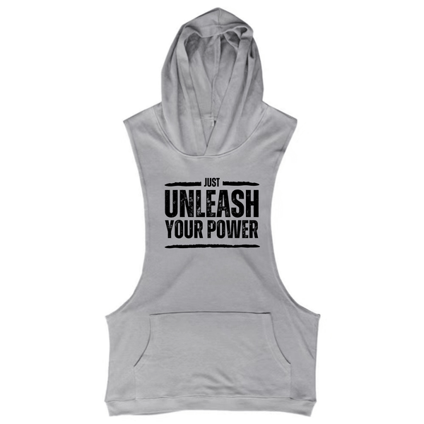Men's UNLEASH YOUR POWER Hooded Tank Tops