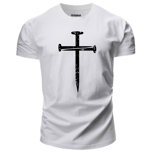 Men's Christian Cross Graphic T-Shirt