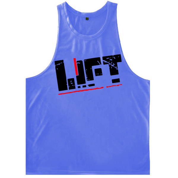 blue Men's Muscle Workout Tank Tops
