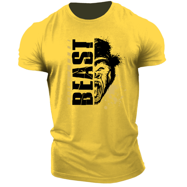 yellow Men's BEAST Graphic Tees