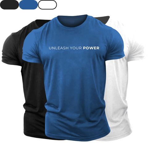 3 Pack Unleash Your Power Tees