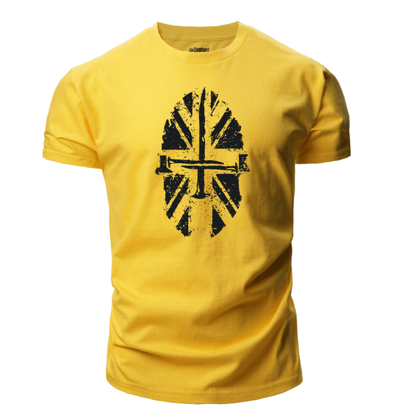 yellow Men's Spartan Graphic T-Shirt