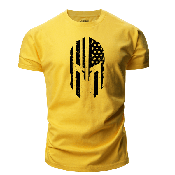 yellow Men's Spartan Graphic T-Shirt