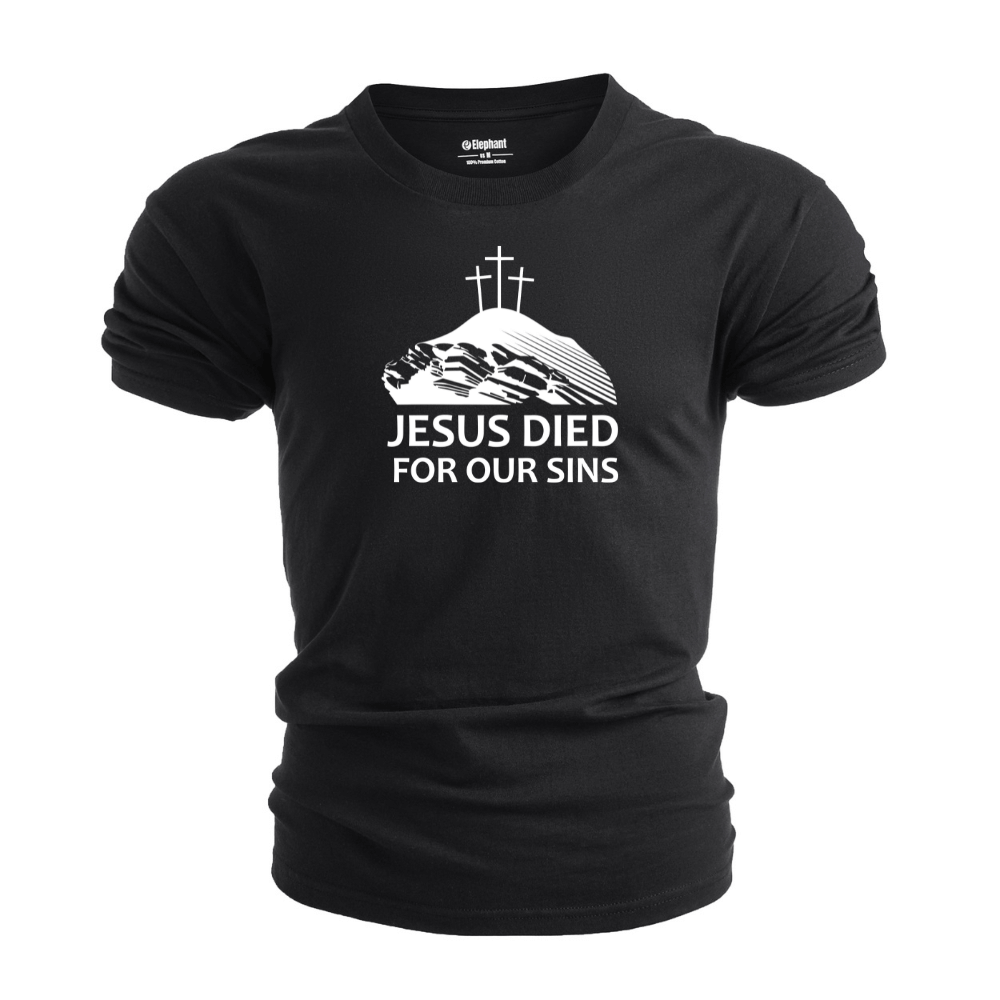 JESUS SAVED FOR OUR SINS Graphic T-shirt for Men