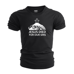 JESUS SAVED FOR OUR SINS Graphic T-shirt for Men