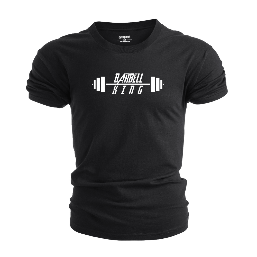 BARBELL KING Graphic Cotton Tees